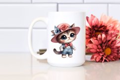 Funny Baby Cat Standing with Expressive Hat Product Image 2