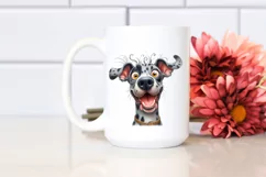 Fun Vibrant Furrm Great Dane | Sublimation | Clipart Product Image 2