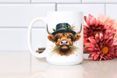 Highland Cow Portrait Clipart Product Image 2