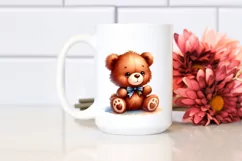 Colorful Plush Bear Baby | Sublimation | Clipart Product Image 2