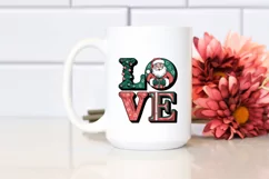 Love Christmas File PNG Sublimation Product Image 2