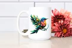 Vibrant Watercolor Bird, Transparent PNG Product Image 2