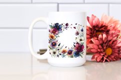 Centered Bold Wild Flowers | Sublimation | Clipart Product Image 2