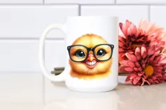 Baby Chick Portrait with es | Clipart Product Image 2