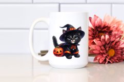 Baby Black Cat Halloween | Clipart Product Image 2