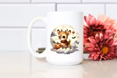 Cute Baby Deer Halloween PNG Product Image 2