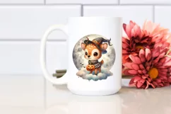 Cute Baby Deer Halloween PNG Product Image 2