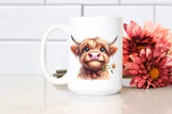 Cow Highland Cow Big Eyes Goofy Smile Product Image 2