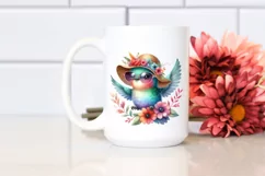 colorful cute baby hummingbird sun glasses Product Image 2