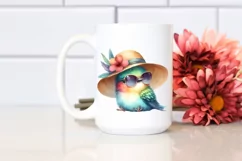 Cute Baby Hummingbird Sunglasses | Sublimation Clipart Product Image 2