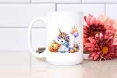Vibrant Baby Unicorn Clipart Product Image 2