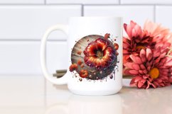 watercolor shiny nasturtium glass material Product Image 2