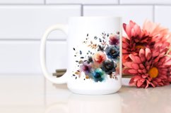 Colorful Black Roses Gold | Clipart Product Image 2