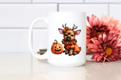 Cute Baby Elk Dressed for Halloween | Clipart Product Image 2