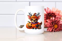 Cute Baby Elk Dressed for Halloween | Clipart Product Image 2