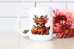 Cute Baby Elk Dressed for Halloween | Clipart Product Image 2
