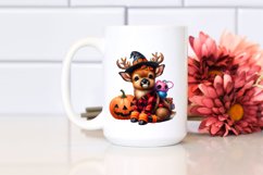 Cute Baby Elk Dressed for Halloween | Clipart Product Image 2