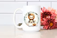 Cute Baby Lion, Halloween Theme, PNG Product Image 2