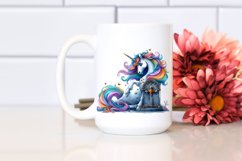 Vibrant Unicorn Hallo | Clipart Product Image 2