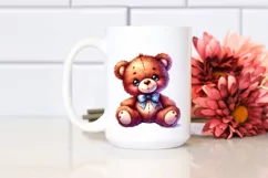 Vibrant Baby Plush Bear | Sublimation | Clipart Product Image 2