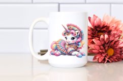Colorful Pastel Baby Unicorn in Dancer&#039;s Costume, Product Image 2