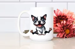 Funny Boston Terrier Popping Eyes | Sublimation | Clipart Product Image 2