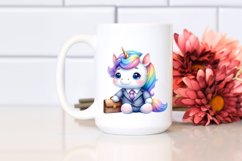Cute Unicorn Watercolor Pastel Product Image 2
