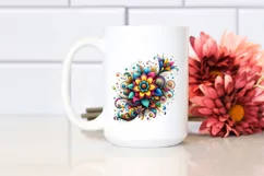 Colorful Colorful Flower Clipart Product Image 2