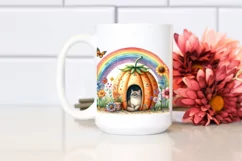 Colorful Cat House Illustration | Sublimation | Clipart. Product Image 2