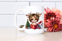 Expressive Baby Watercolor Brittany, Crazy Haircut PNG Product Image 2