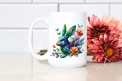 Vibrant Watercolor Cow, Transparent PNG Product Image 2
