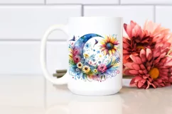 Watercolor Vibrant Drawing Half Moon, Transparent PNG Product Image 2