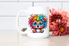 Colorful Small Baby Bear | Sublimation | Clipart Product Image 2