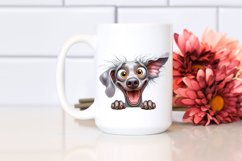 Crazy Fur Weimaraner Watercolor Clipart Product Image 2