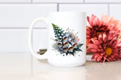 Detailed Glossy Foxglove | Sublimation | Clipart Product Image 2