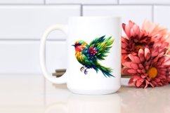 Bird 3D Flowers PNG Product Image 2