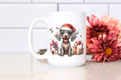 Expressive Baby Watercolor Weimaraner, Crazy Haircut PNG Product Image 2