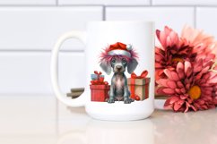 Expressive Baby Watercolor Weimaraner, Crazy Haircut PNG Product Image 2