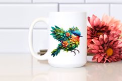 Bird 3D Flowers PNG Product Image 2