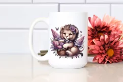 Detailed Gothic Cute Baby Lion Bouquet Product Image 2