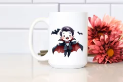Funny Halloween Vampire Clipart PNG Product Image 2