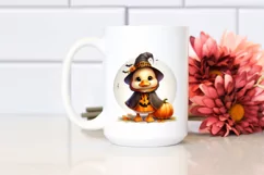 Cute Baby Duck Halloween PNG Product Image 2
