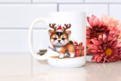 Expressive Baby Watercolor Akita, Cool Haircut PNG Product Image 2