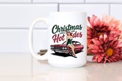 Christmas Vibes and Hot Rides PNG Clipart |Tshirt Design Product Image 4