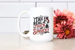 I like them real thick and sprucey Clipart PNG Product Image 3