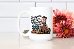 Pumpkin Spice and Country Vibes PNG Product Image 7