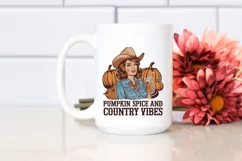 Pumpkin Spice and Country Vibes PNG Product Image 4