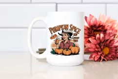 Pumpkin Spice and Country Vibes PNG Product Image 2