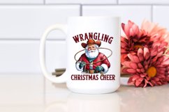 Wrangling Christmas Cheer Clipart |Tshirt Design Product Image 3
