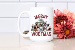 Merry Woofmas Clipart |Tshirt Design Product Image 3